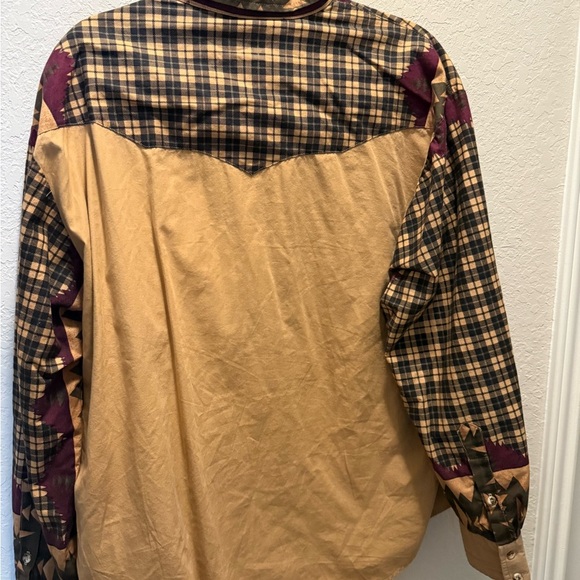 Vintage Roughrider By circle t Western Button Up Shirt Large - Picture 3 of 7